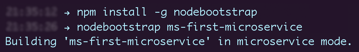 Install Microservice